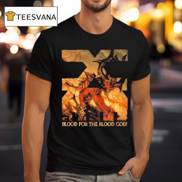 Warhammer Khorne Blood For The Blood God T Shirt