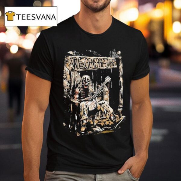 Warren Lotas Wl General Skeleton Guitar T Shirt