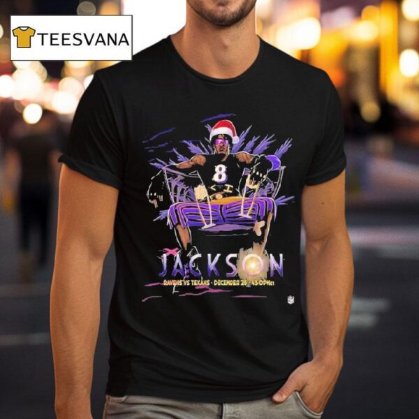 We Ve Got A League Of Legends With Arcane Show Lamar Jackson As Powder Baltimore Ravens Vs Houston Texans December Christmas T Shirt