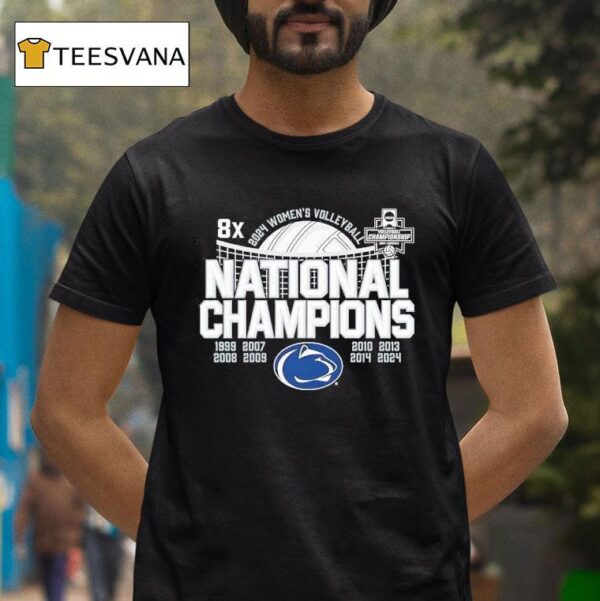 X National Penn State Nittany Lions Women Volleyball Champions T Shirt