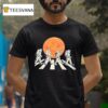 Astronauts Walking Across Under Mars T Shirt