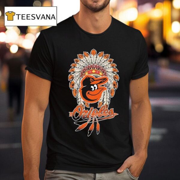 Baltimore Orioles X Native American T Shirt