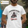Black Cat Bangin Hard Fireworks Since T Shirt