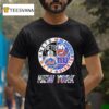 Brooklyn Nets X New York Mets X New York Giants X New York Islanders Team Logo T Shirt