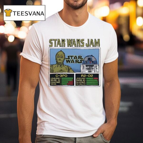 C Po And R D Star Wars Jam T Shirt