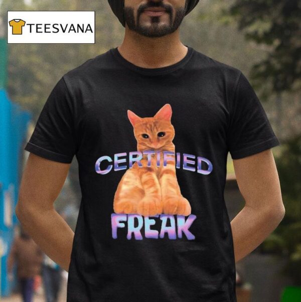 Certified Freak Cat Baby Bash T Shirt
