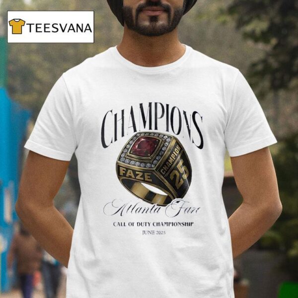 Champions Atlanta Faze Call Of Duty Championship June T Shirt