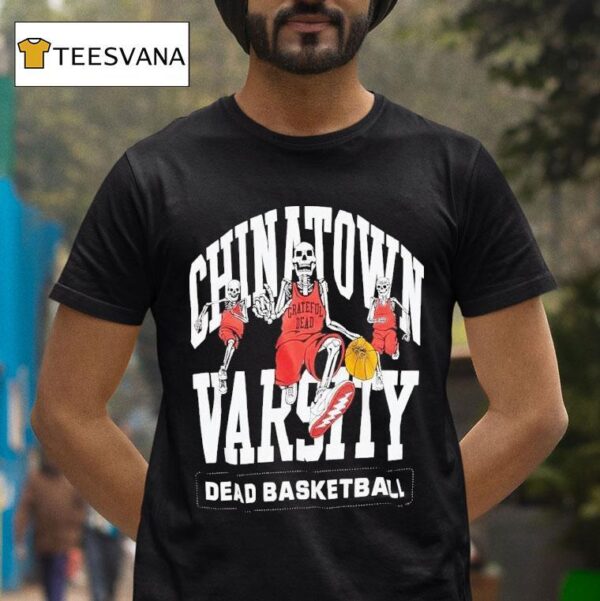 Chinatown Varsity Grateful Dead Skeleton T Shirt