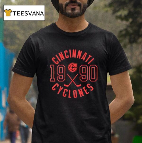 Cincinnati Cyclones Circle Logo T Shirt
