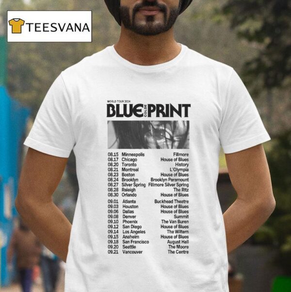 Colde Blueprint World Tour T Shirt
