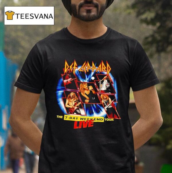 Def Leppard The Day Weekend Tour Live T Shirt