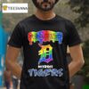 Detroit Tigers X Pride Month Logo T Shirt