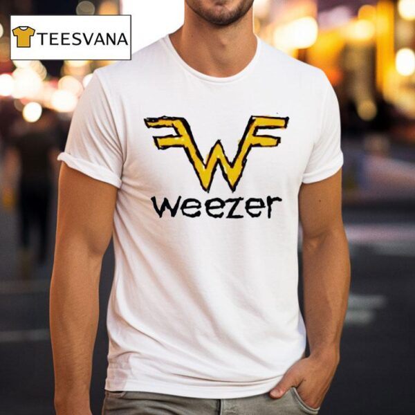Doodle Logo Raglan Weezer T Shirt
