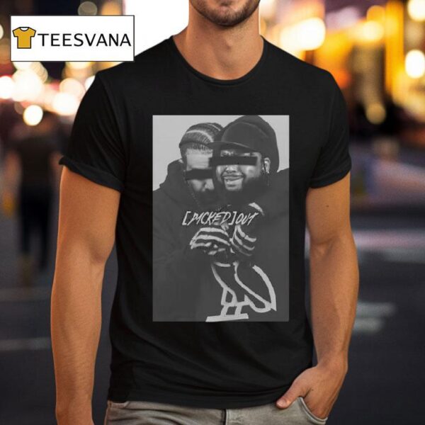 Drake And Ice Cube Packed Out Deleted Villain The Drizzler Hugging Akademiks From Behind T Shirt