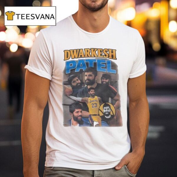 Dwarkesh Patel Wearing Los Angeles Lakers T Shirt
