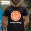 Evidence Unlearning Squirrel Logo T Shirt
