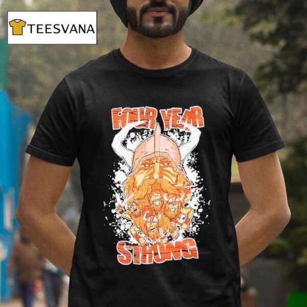 Four Year Strong Viking Beard T Shirt