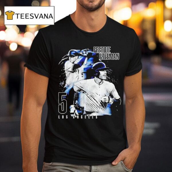 Freddie Freeman Los Angeles Dodgers D Grunge T Shirt