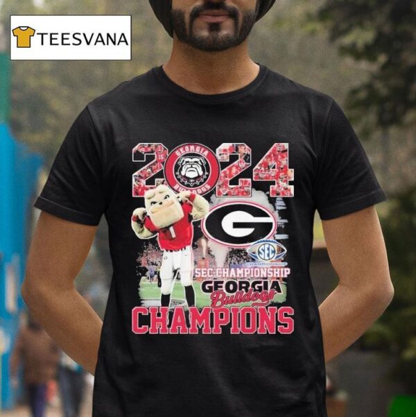 Georgia Bulldogs Sec Championship Mascot T Shirt
