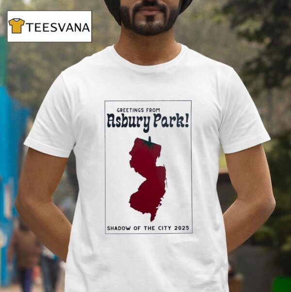 Greetings From Asbury Park Shadow Of The City T Shirt