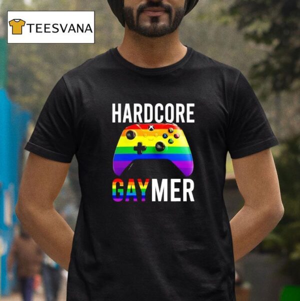 Hardcore Gaymer Gaming Handle Lgb T Shirt