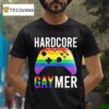Hardcore Gaymer Pride Gaming Handle Pride T Shirt