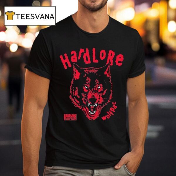 Hardlore Wolfpac From Tour T Shirt