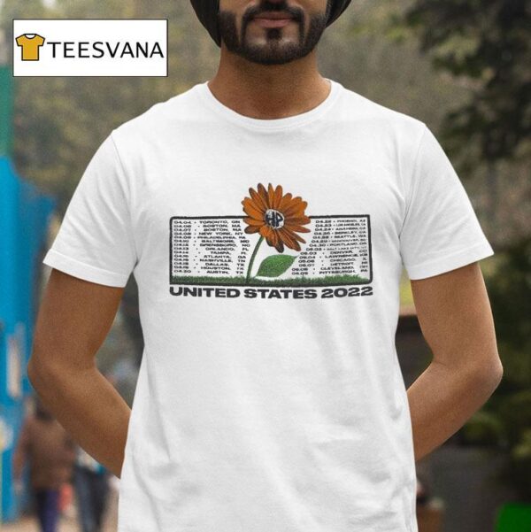 Higher Power Flower United States Tour Dates T Shirt