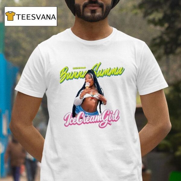 Honeybun Secrets Bunnab Bunna Summa Ice Cream Girl T Shirt