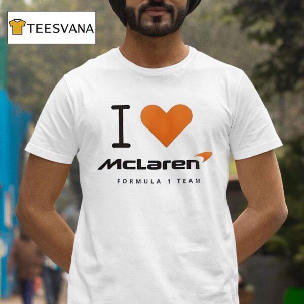 I Love Mclaren Formula Team T Shirt