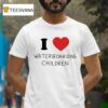 I Love Waterboarding Children T Shirt