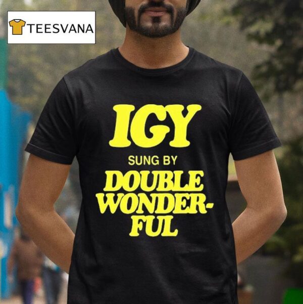 Igy Sung By Double Wonderful Concer T Shirt