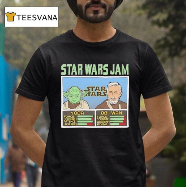 Jam Yoda And Obi Wan Star Wars Jam T Shirt