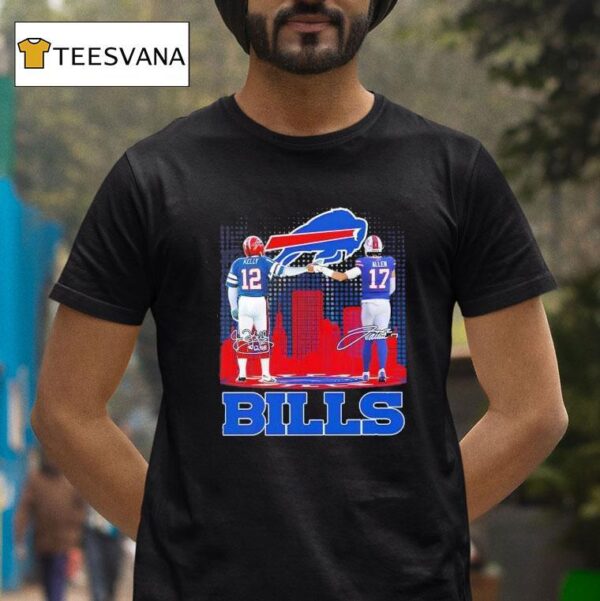 Jim Kelly Josh Allen Bills T Shirt