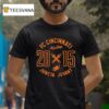 Juncta Juvant Fc Cincinnati Circle Logo T Shirt