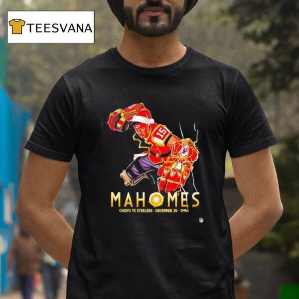 Kansas City Chiefs Vs Pittsburgh Slers Matchup Patrick Mahomes Arcane Character Vi Nfl Christmas Game On December Th T Shirt