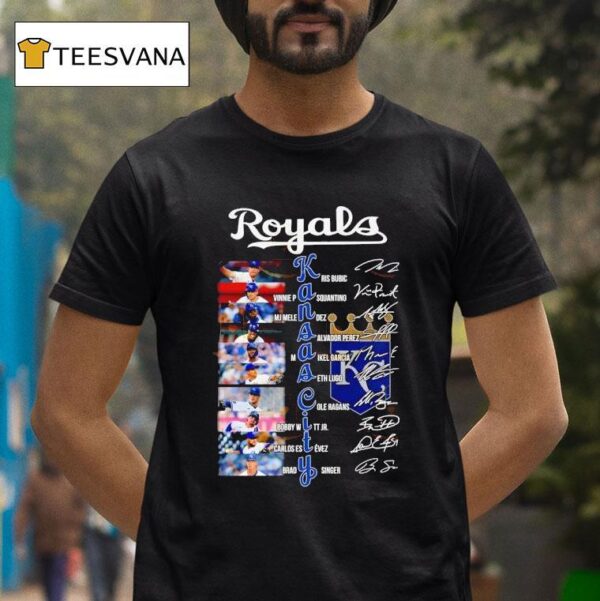 Kansas City Royals Signatures Team T Shirt