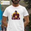 Kanye Udoh Signed Running Back Mays Landing Nj T Shirt