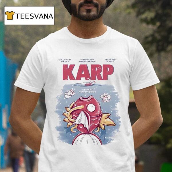 Karp A Film By Nerd Universe Style Jaws T Shirt