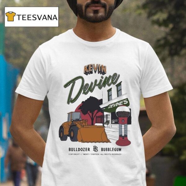 Kevin Devine Bubbledozer Bubblegum T Shirt