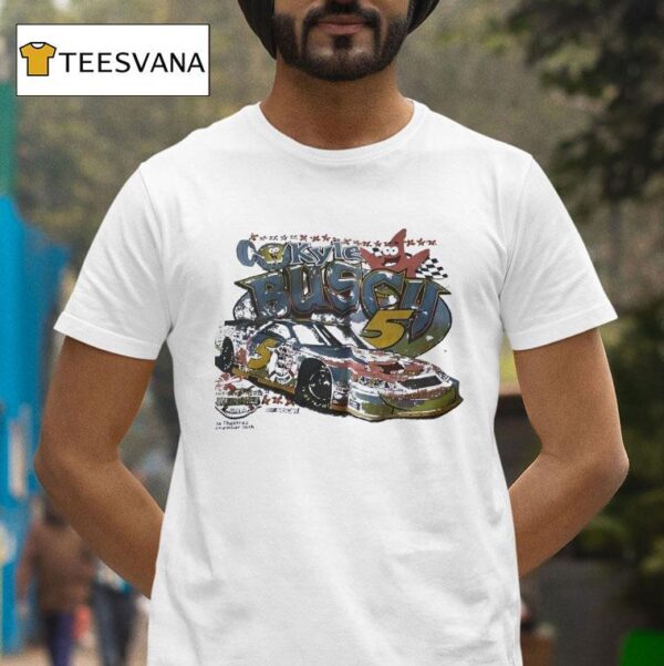 Kyle Busch Squarepants Racing Cartoon T Shirt