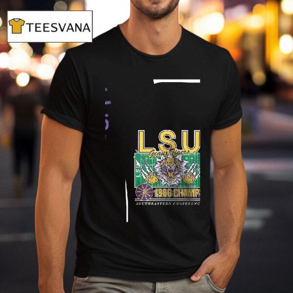 Lsu Tigers Geaux Tigers Champs Mascot Vintage T Shirt