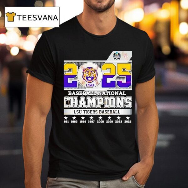 Lsu Tigers Baseball National Champions Ncaa T Shirt