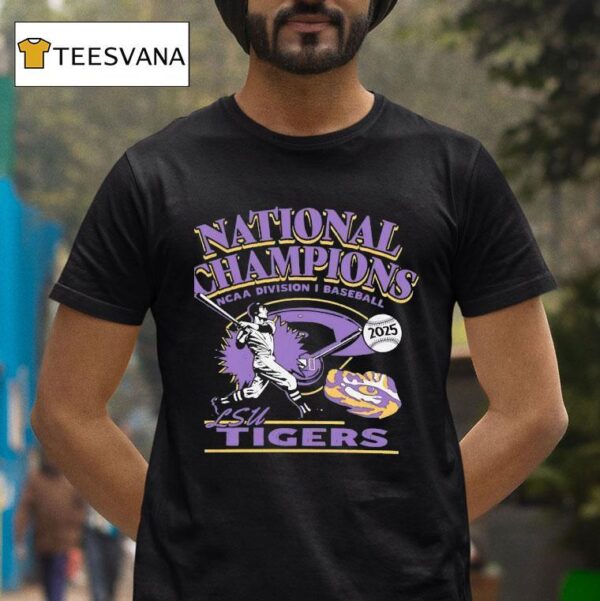 Lsu Tigers National Champions Ncaa Division I Baseball T Shirt