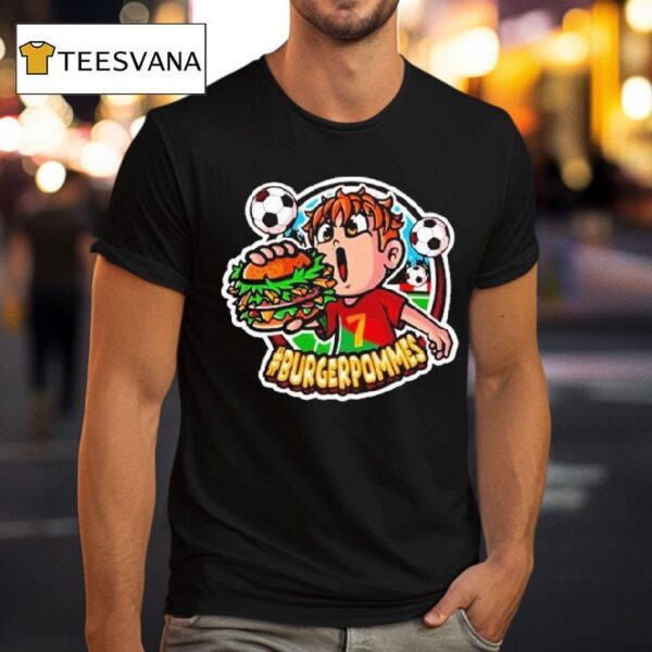 Lukas Burgerpommes Fussball S T Shirt