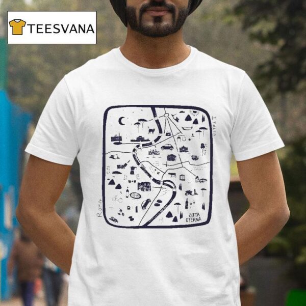 Mappa Di Roma Wituka T Shirt
