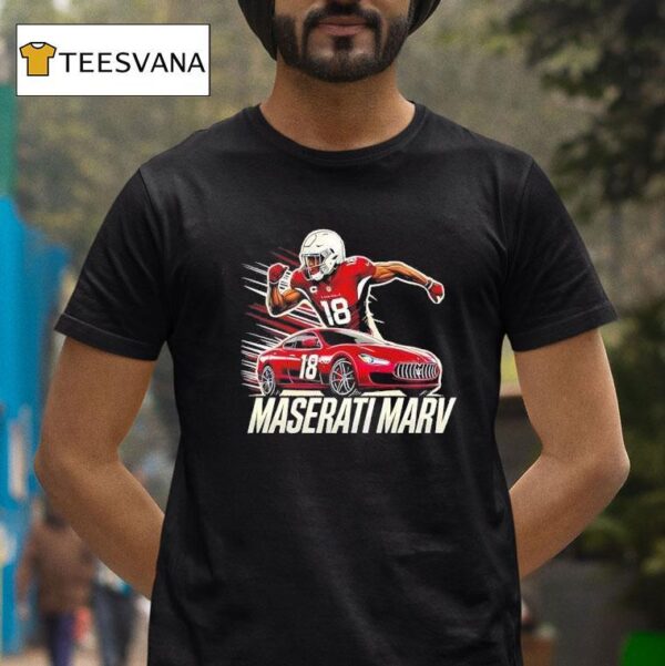 Marvin Harrison Jr Arizona Cardinals Football Racing Car T Shirt