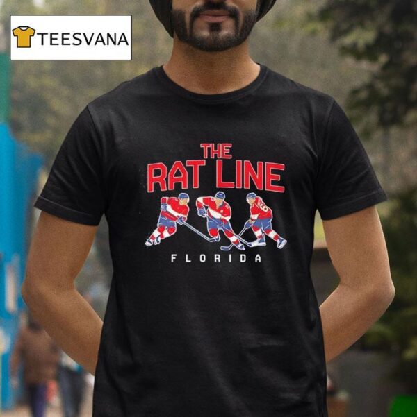 Matthew Tkachuk Sam Bennett And Brad Marchand The Rat Line Florida Panthers T Shirt