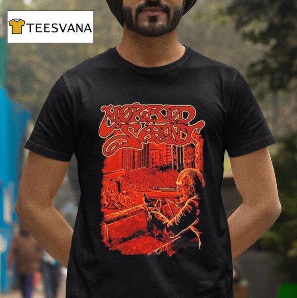 Morbid Saint Assassin We Ll Leave Your Body Lying In A Sea Of Red T Shirt