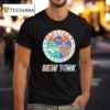 New York Knicks X New York Mets X New York Jets Team Logo T Shirt